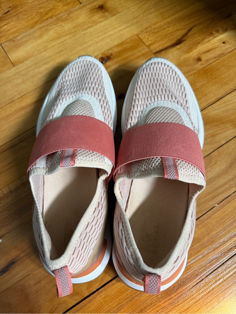 Sorel Women's Blush Mesh Slip-On Sneakers with Coral Strap